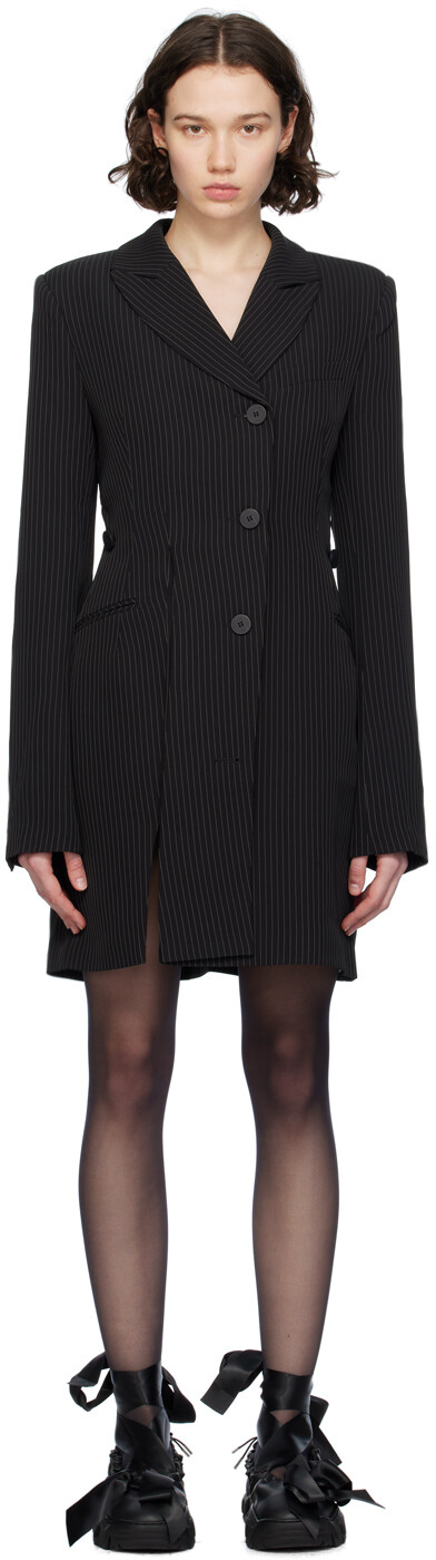 Черное мини-платье в тонкую полоску Ottolinger
Черное мини-платье в тонкую полоску Ottolinger