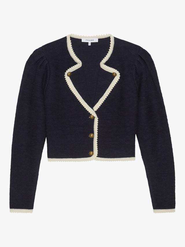 Кардиган на пуговицах FRAME, Navy/White
Кардиган на пуговицах FRAME, Navy/White