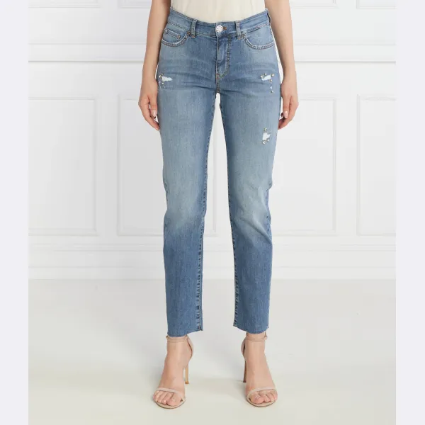 Джинсы узкого кроя низкая талия Marc Cain, синий
Джинсы узкого кроя низкая талия Marc Cain, синий