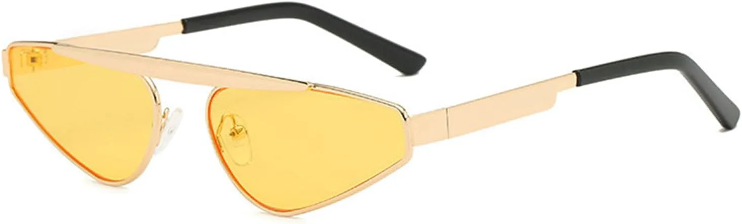 Солнцезащитные очки Willochra треугольной формы «кошачий глаз», модные очки для женщин в стиле Y2k, панк-очки, унисекс, очки для активного отдыха, Yellow
Солнцезащитные очки Willochra треугольной формы «кошачий глаз», модные очки для женщин в стиле Y2k, панк-очки, унисекс, очки для активного отдыха, Yellow