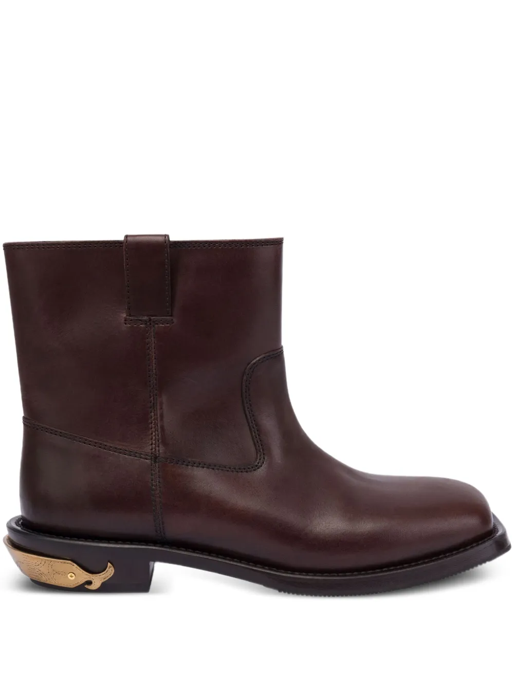 Кожаные ботинки Moschino, коричневый
Кожаные ботинки Moschino, коричневый