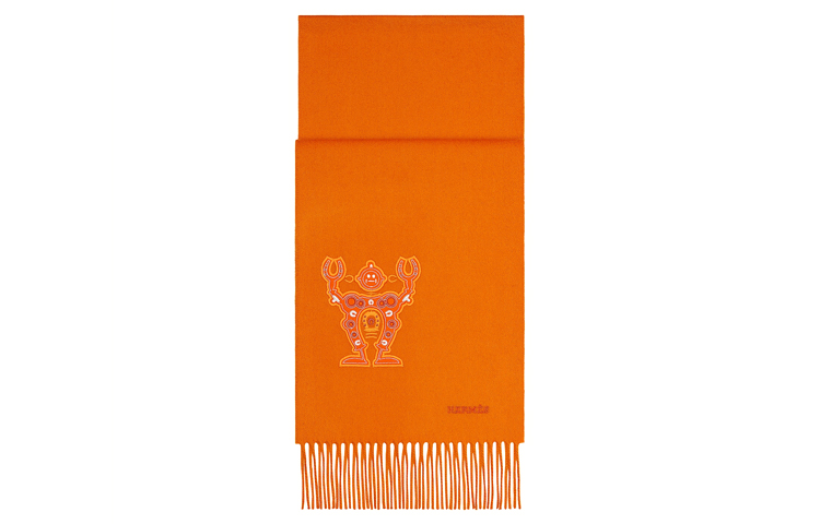 Шарф Mr Farrier с нашивкой, кашемировый, унисекс HERMES, оранжевый
Шарф Mr Farrier с нашивкой, кашемировый, унисекс HERMES, оранжевый