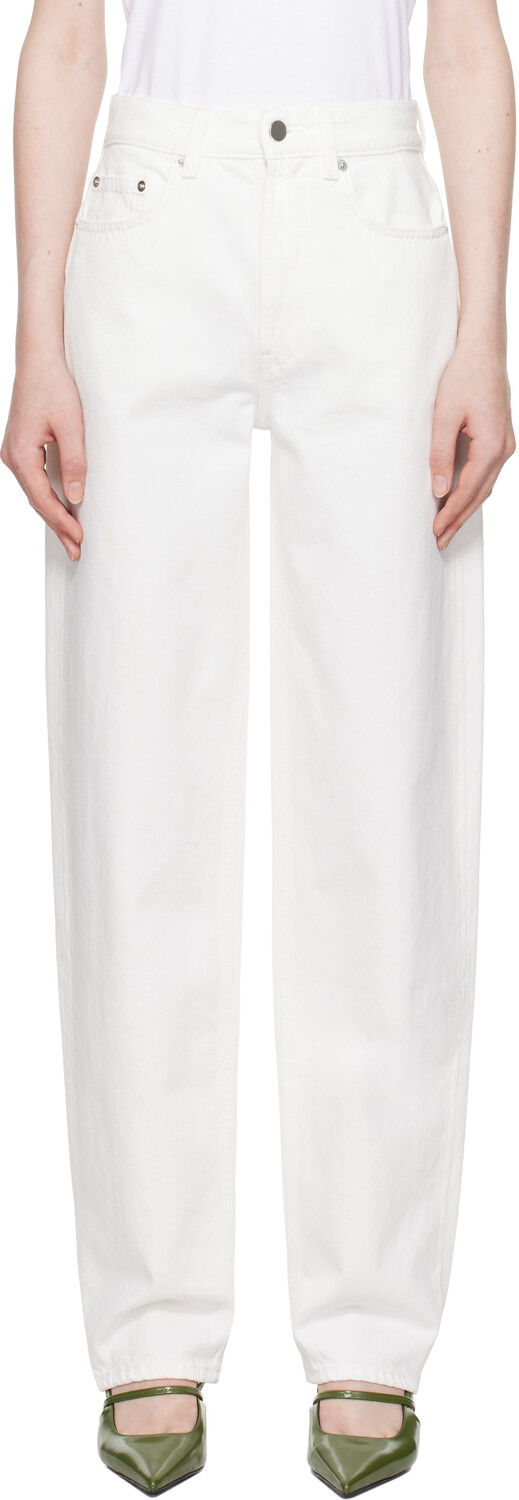 Белые джинсы Самур Loulou Studio, слоновая кость
Белые джинсы Самур Loulou Studio, слоновая кость