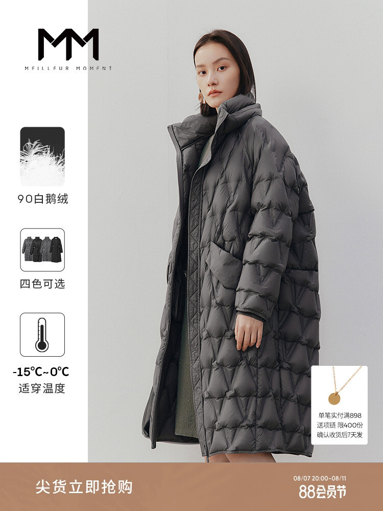 Пуховик Mai Meng Mall средней длины, черный
Пуховик Mai Meng Mall средней длины, черный