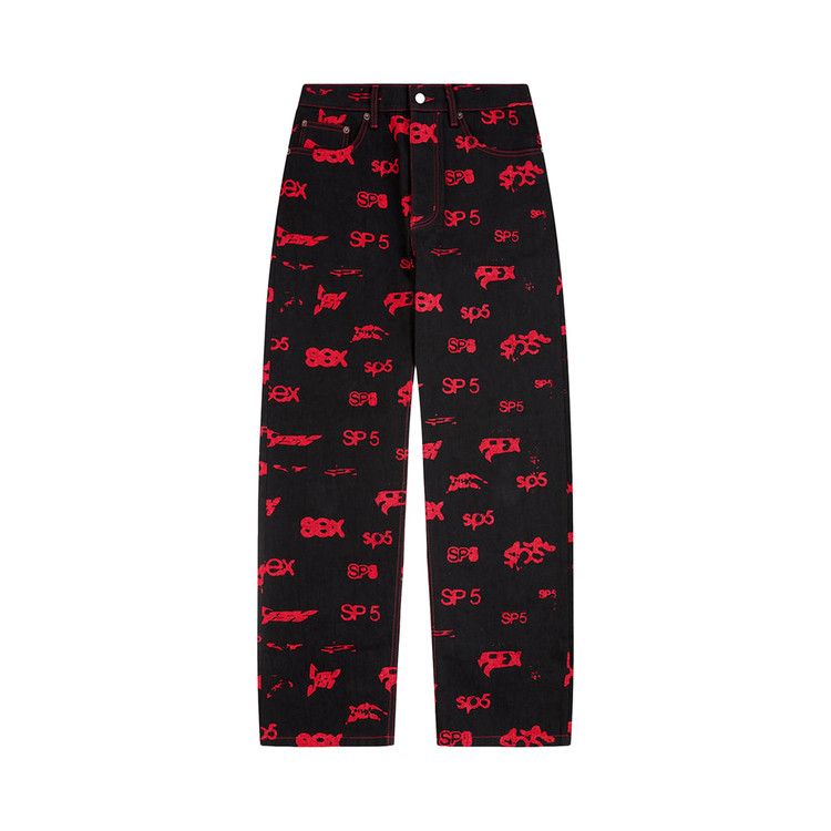 Брюки Sp5der 5ex AOP Denim Pants, Black
Брюки Sp5der 5ex AOP Denim Pants, Black