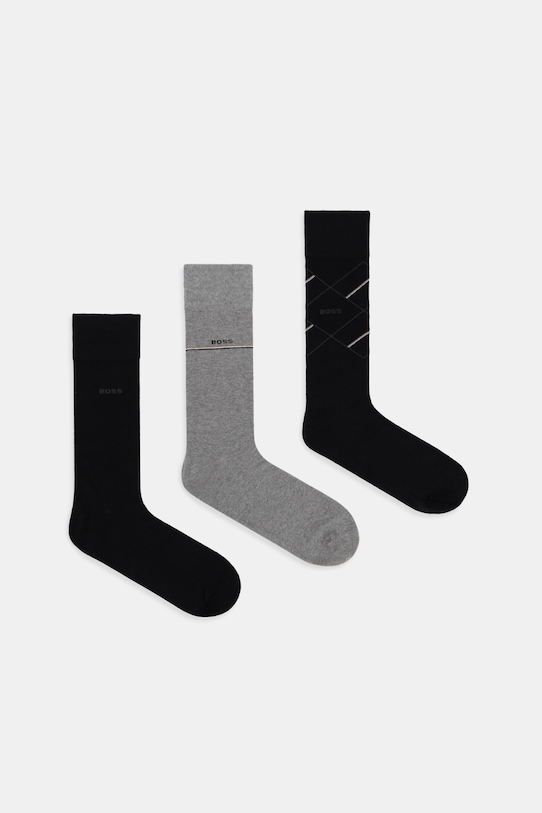 3 пары носков Boss, черный
3 пары носков Boss, черный