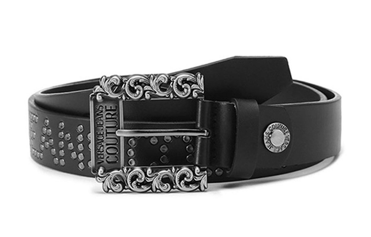 VERSACE JEANS COUTURE Кожаный мужской ремень черный, Black
VERSACE JEANS COUTURE Кожаный мужской ремень черный, Black