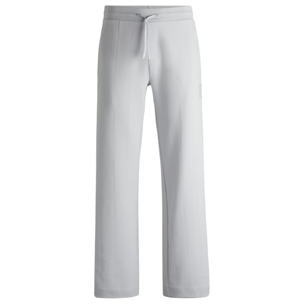 Спортивные брюки из тонкого хлопка BOSS, светло-серый 
Спортивные брюки из тонкого хлопка BOSS, светло-серый