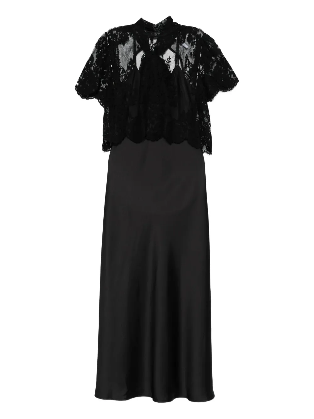 Платье-комбинация миди с кружевным верхом IMPERIAL, черный
Платье-комбинация миди с кружевным верхом IMPERIAL, черный