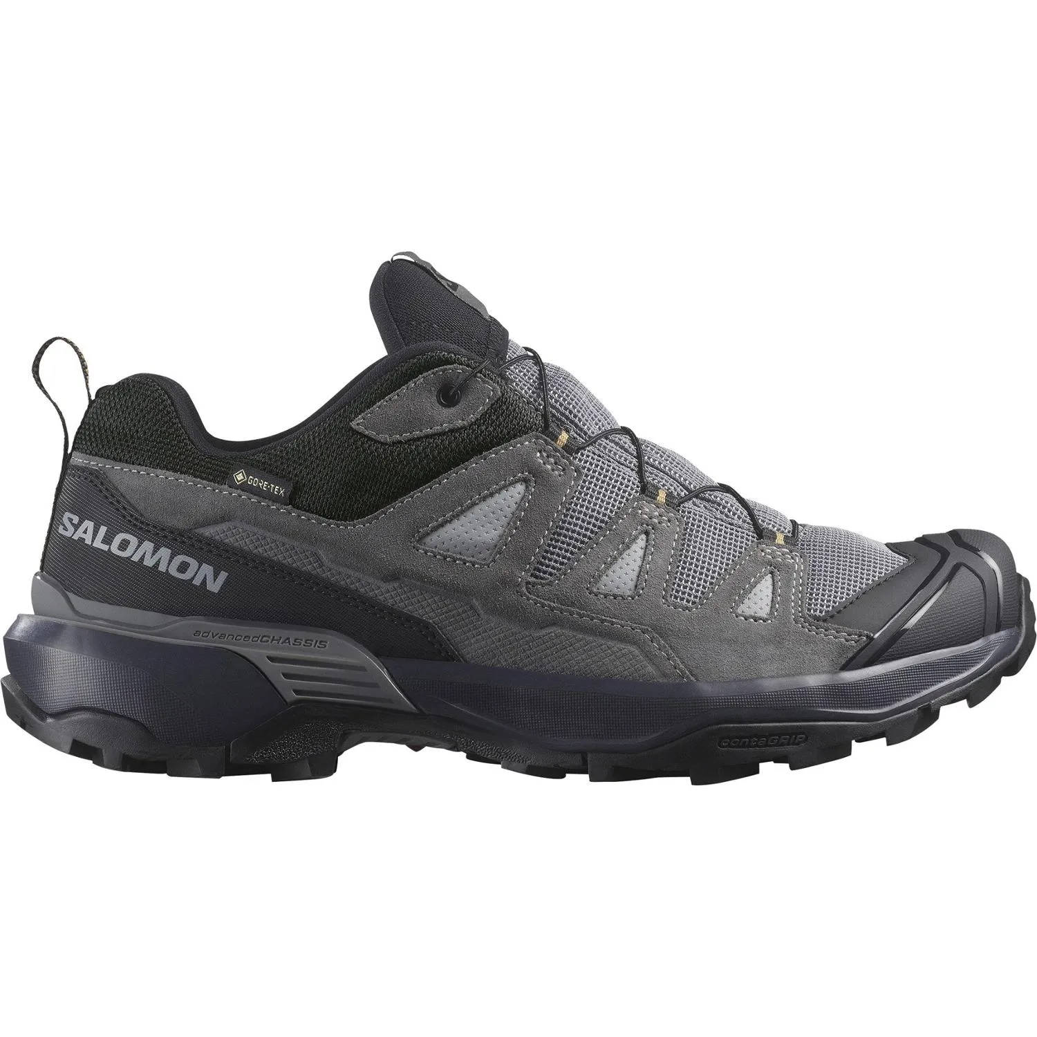 X Ultra 360 Кожаные треккинговые ботинки GORE-TEX для мужчин Salomon, Sharkskin/Castlerock/Kelp
X Ultra 360 Кожаные треккинговые ботинки GORE-TEX для мужчин Salomon, Sharkskin/Castlerock/Kelp