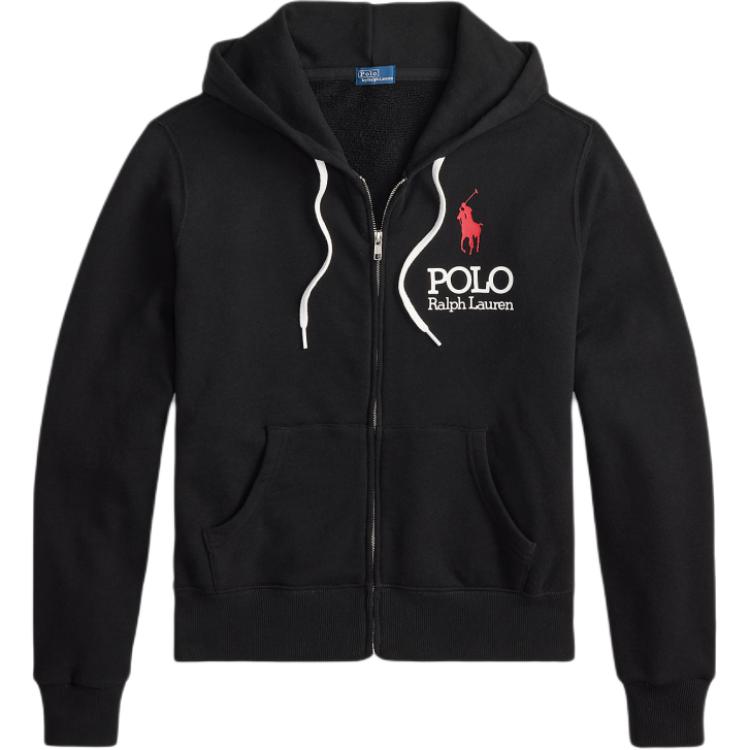 Поло худи на молнии Polo Ralph Lauren, черный
Поло худи на молнии Polo Ralph Lauren, черный