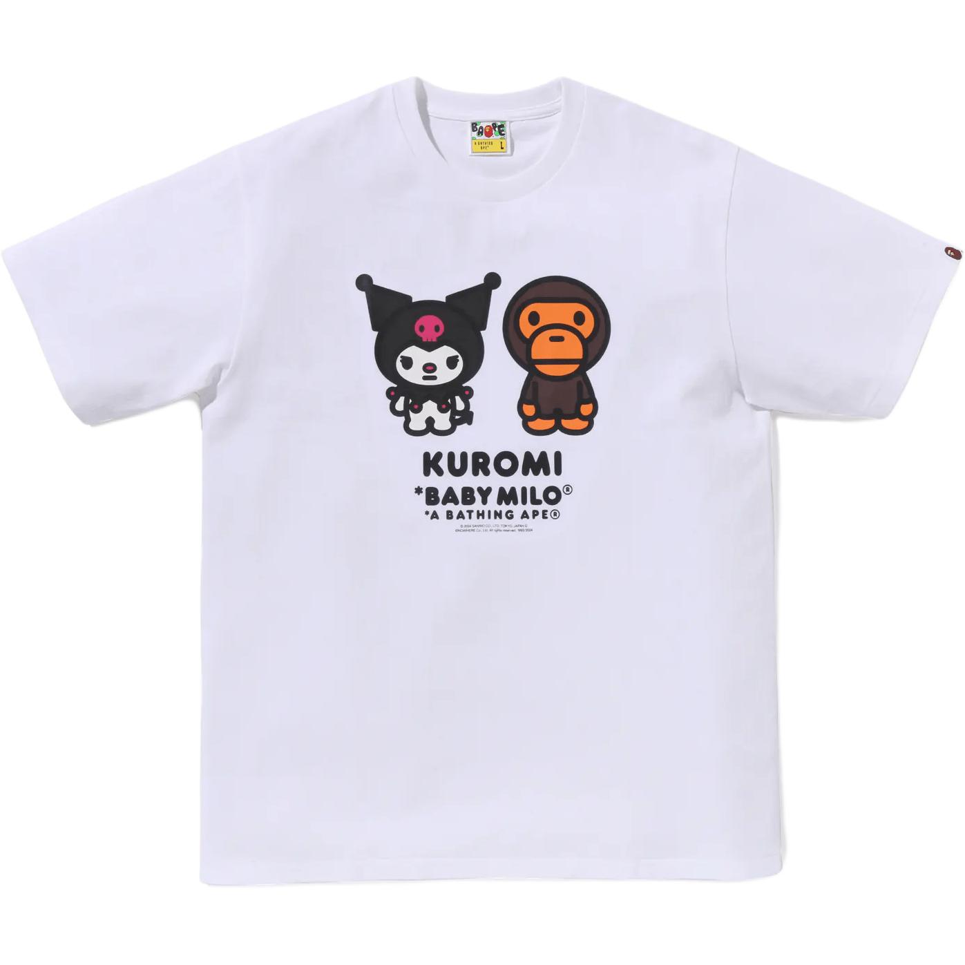 Футболка Bape X Kuromi Baby Milo A BATHING APE, белый
Футболка Bape X Kuromi Baby Milo A BATHING APE, белый