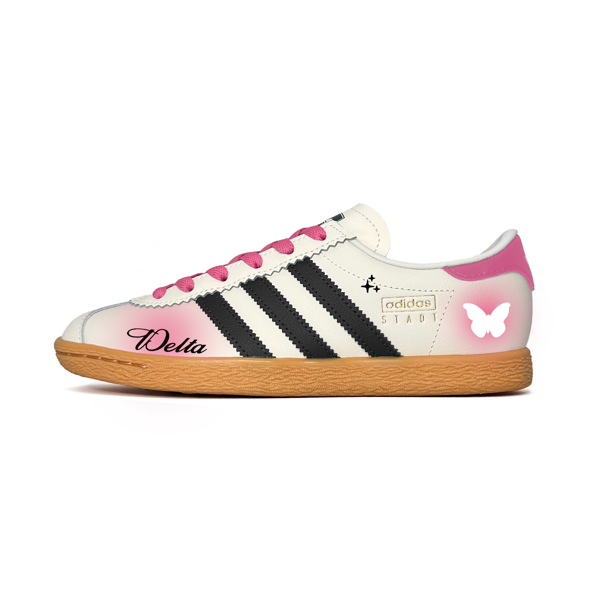 Adidas Originals Stadt Pink Butterfly Abrasion Resistant Low top German Army Trainers Unisex Pink
Adidas Originals Stadt Pink Butterfly Abrasion Resistant Low top German Army Trainers Unisex Pink