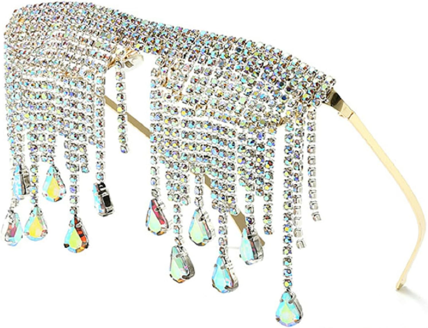 Солнцезащитные очки с плоской верхней частью и кисточками, солнцезащитные очки со стразами, бриллиантовые очки для вечеринок, прямоугольные очки для женщин с защитой от УФ-излучения UV400 mincl, Colorful
Солнцезащитные очки с плоской верхней частью и кисточками, солнцезащитные очки со стразами, бриллиантовые очки для вечеринок, прямоугольные очки для женщин с защитой от УФ-излучения UV400 mincl, Colorful