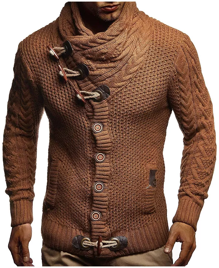 Мужская вязаная водолазка - зимний кардиган для мужчин Leif Nelson, коричневый
Мужская вязаная водолазка - зимний кардиган для мужчин Leif Nelson, коричневый