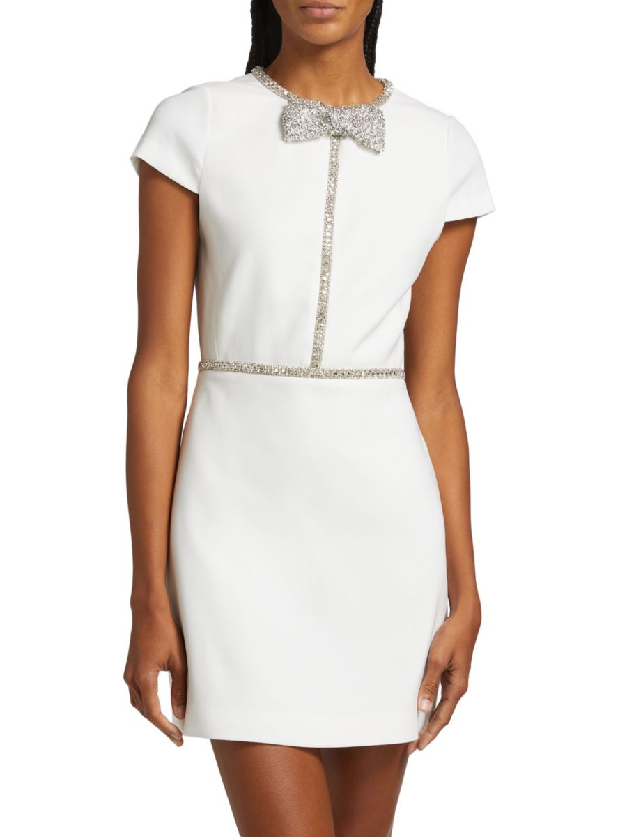 Мини-платье Sophie с декорированным бантом Alice + Olivia, белый
Мини-платье Sophie с декорированным бантом Alice + Olivia, белый