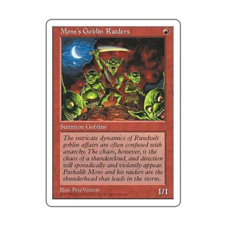 CCG Гоблины-рейдеры Монса (клавиша C), MTG - 5th Edition
CCG Гоблины-рейдеры Монса (клавиша C), MTG - 5th Edition