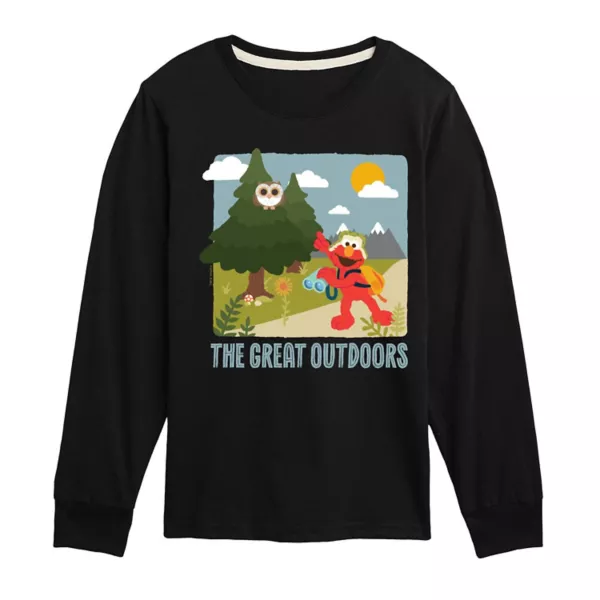 Мальчики 8-20 лет футболка с длинным рукавом "Улица Сезам: Элмо и природа" Licensed Character, черный
Мальчики 8-20 лет футболка с длинным рукавом "Улица Сезам: Элмо и природа" Licensed Character, черный