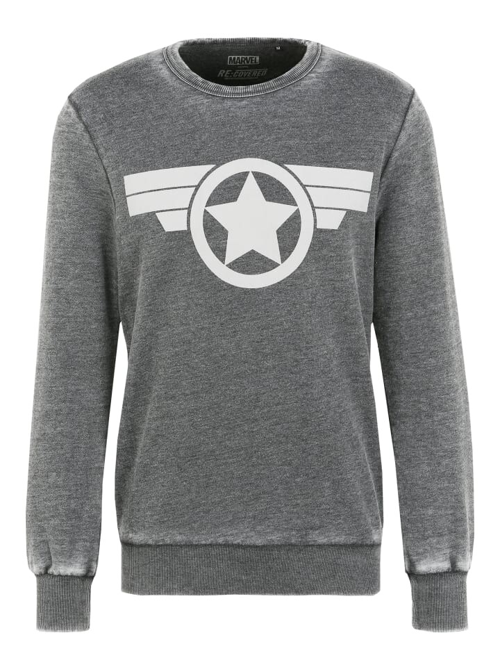 Толстовка Re:Covered Sweatshirt Marvel Captain America, серый
Толстовка Re:Covered Sweatshirt Marvel Captain America, серый