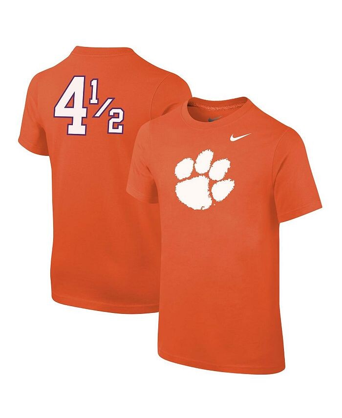 Футболка игрока для больших мальчиков Clemson Tigers Disney+ 4½ Player Nike, оранжевый
Футболка игрока для больших мальчиков Clemson Tigers Disney+ 4½ Player Nike, оранжевый
