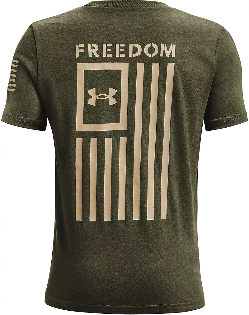 Футболка Under Armour для мальчиков с флагом свободы UA, цвет Marineodgreen/Desert Sand
Футболка Under Armour для мальчиков с флагом свободы UA, цвет Marineodgreen/Desert Sand