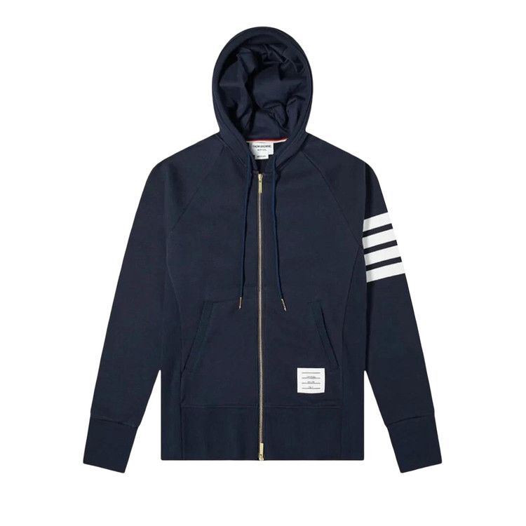 Худи Thom Browne 4 Bar Zip Up Hoodie 'Navy'
Худи Thom Browne 4 Bar Zip Up Hoodie 'Navy'
