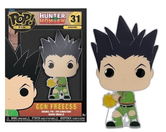 Hunter x Hunter — большая эмалированная булавка № 31 — gon reecs Funko
Hunter x Hunter — большая эмалированная булавка № 31 — gon reecs Funko