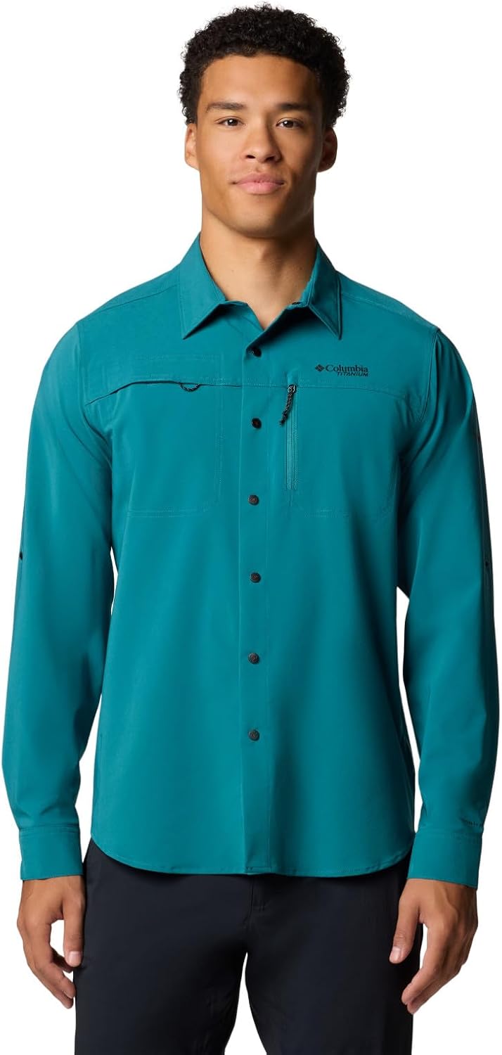 Columbia мужская рубашка Summit Valley с длинным рукавом, River Blue
Columbia мужская рубашка Summit Valley с длинным рукавом, River Blue
