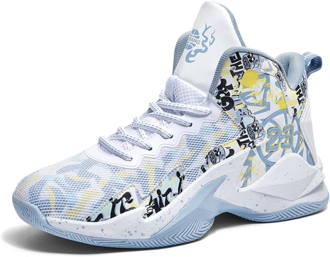 Мужские высокие баскетбольные кроссовки CTKVbmeoi, легкие сетчатые кроссовки с узором 23, дышащие спортивные туфли для улицы, зала, тренировок, прогулок и повседневной носки, белый/серый
Мужские высокие баскетбольные кроссовки CTKVbmeoi, легкие сетчатые кроссовки с узором 23, дышащие спортивные туфли для улицы, зала, тренировок, прогулок и повседневной носки, белый/серый