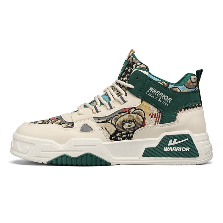 Кроссовки WARRIOR Skateboarding Men Mid-top, зеленый/белый
Кроссовки WARRIOR Skateboarding Men Mid-top, зеленый/белый