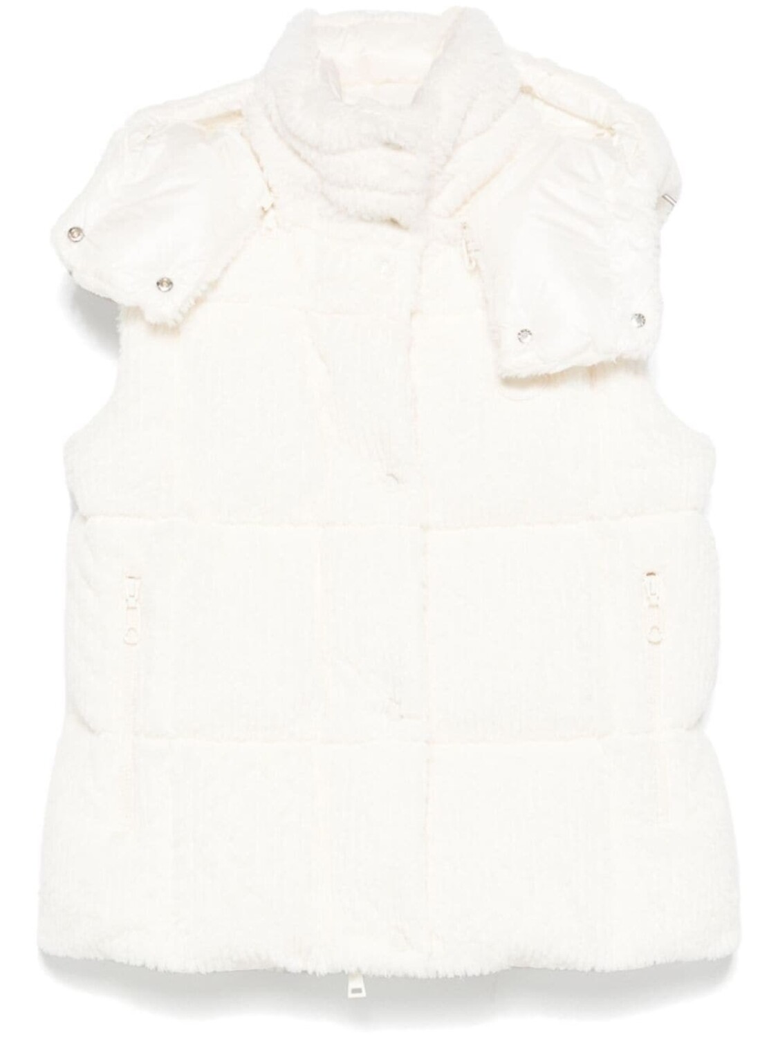 Жилет из искусственного меха Moncler, нейтральный цвет
Жилет из искусственного меха Moncler, нейтральный цвет