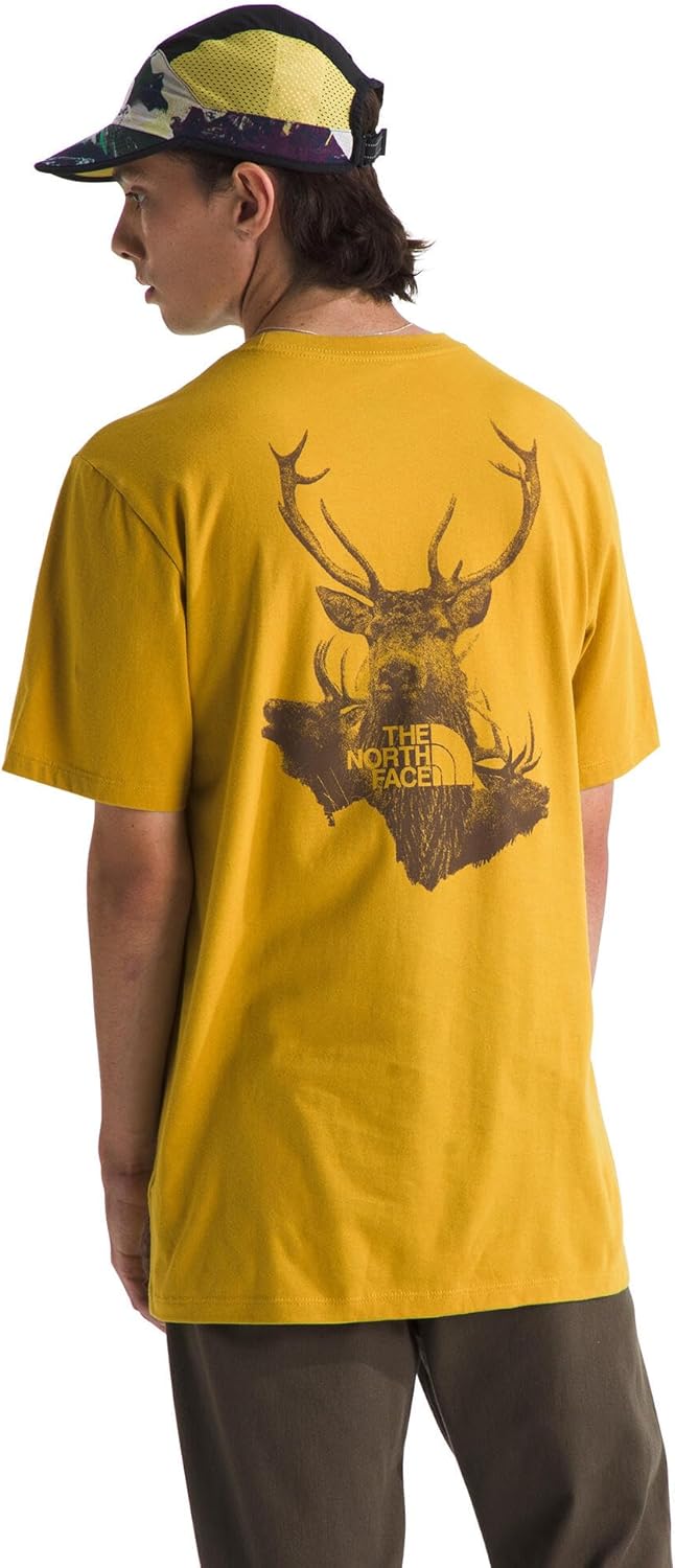 Футболка North Face Mens S/S с принтом «Животные, мы любим лосей» The North Face, Turmeric
Футболка North Face Mens S/S с принтом «Животные, мы любим лосей» The North Face, Turmeric