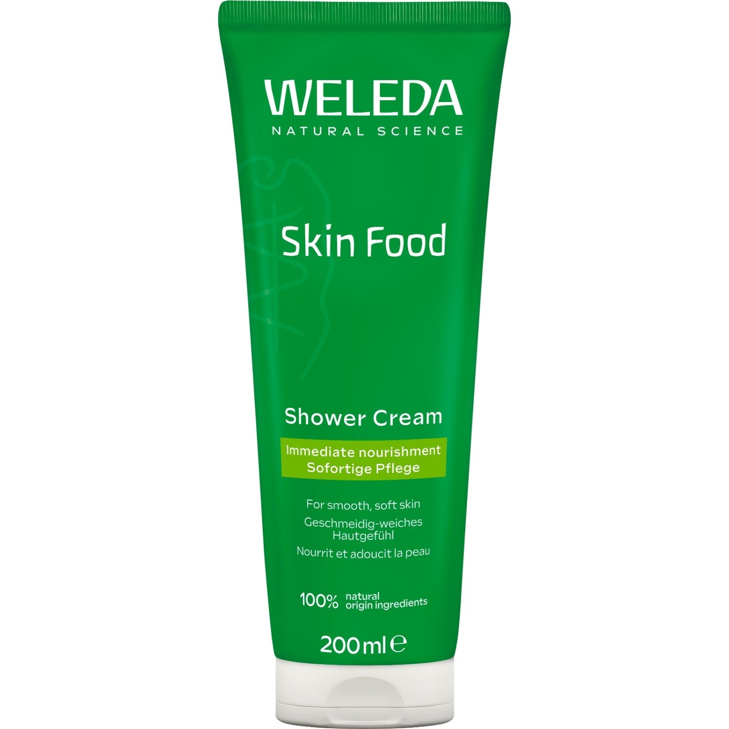 Гель для душа skin food shower cream Weleda, объем 200 мл
Гель для душа skin food shower cream Weleda, объем 200 мл