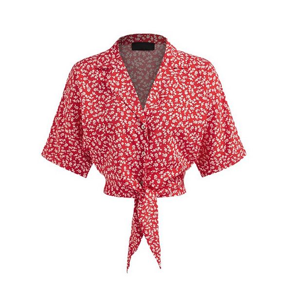 Женский топ с V-образным вырезом и бантом летний цветочный Kojooin
Женский топ с V-образным вырезом и бантом летний цветочный Kojooin