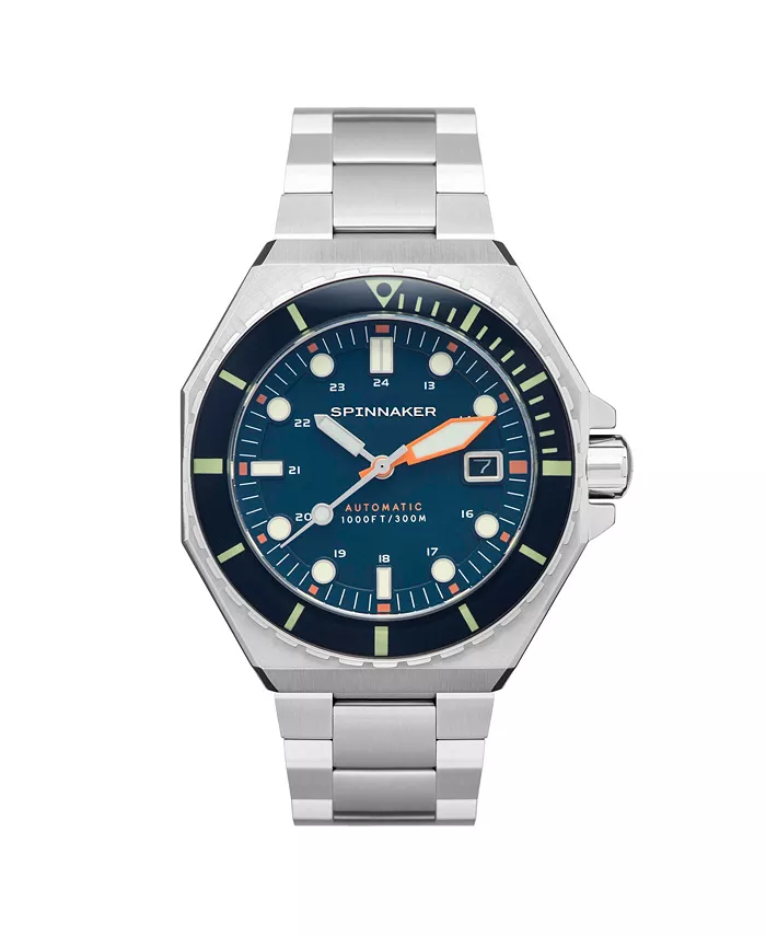 Мужские часы Dumas Automatic с браслетом из цельной нержавеющей стали, 44 мм Spinnaker
Мужские часы Dumas Automatic с браслетом из цельной нержавеющей стали, 44 мм Spinnaker