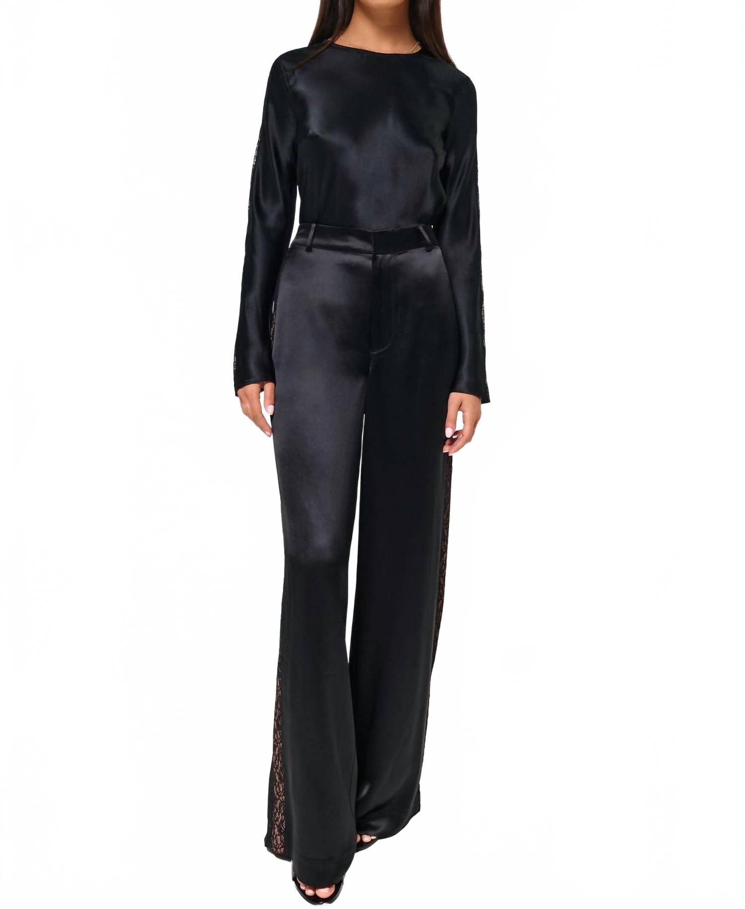 Брюки Lorenza черные Cami NYC
Брюки Lorenza черные Cami NYC