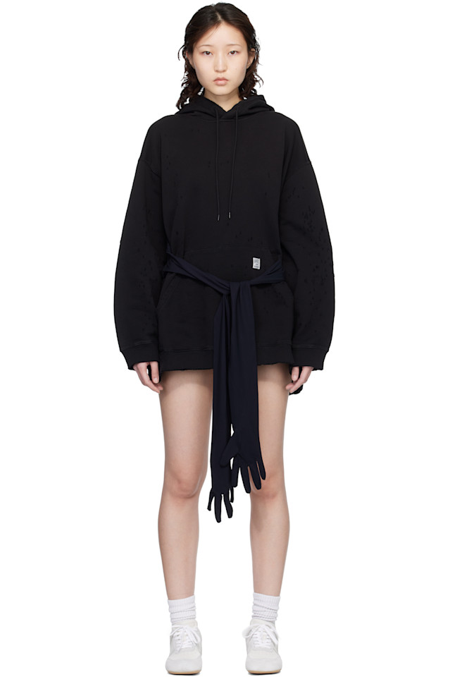 Мини-Платье с капюшоном и перчатками Mm6 Maison Margiela, черный
Мини-Платье с капюшоном и перчатками Mm6 Maison Margiela, черный