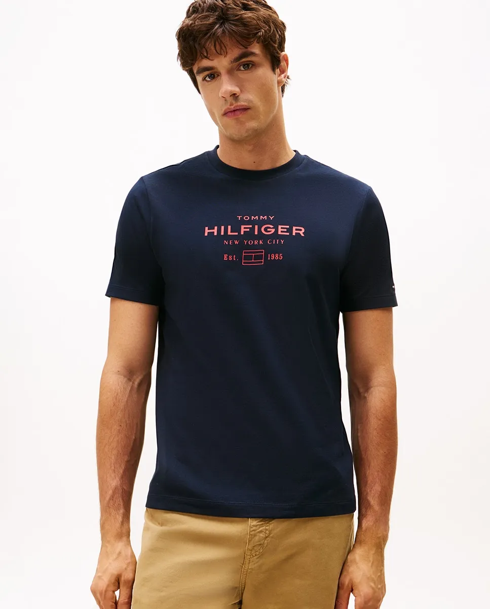 Мужская футболка с коротким рукавом и круглым вырезом Tommy Hilfiger, темно-синий
Мужская футболка с коротким рукавом и круглым вырезом Tommy Hilfiger, темно-синий