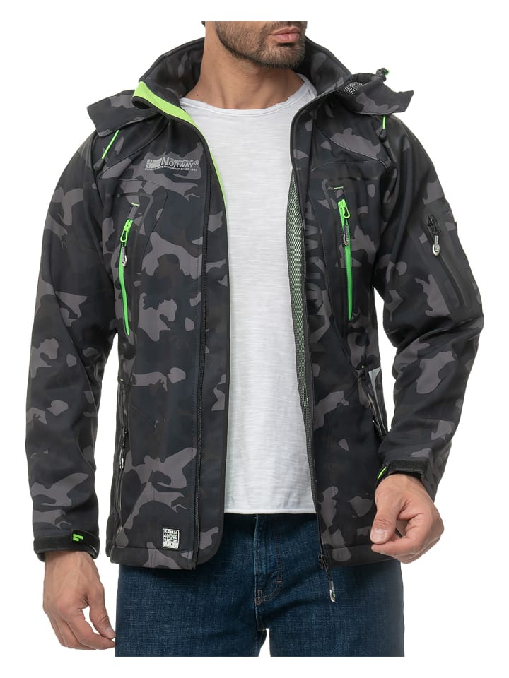 Geographical Norway Куртка софтшелл размера S, черно-зеленая
Geographical Norway Куртка софтшелл размера S, черно-зеленая