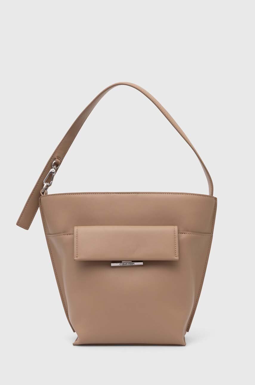 Сумочка Кельвина Кляйна Calvin Klein, бежевый 
Сумочка Кельвина Кляйна Calvin Klein, бежевый