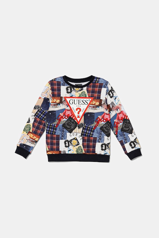 Детская хлопковая толстовка Guess, темно-синий
Детская хлопковая толстовка Guess, темно-синий
