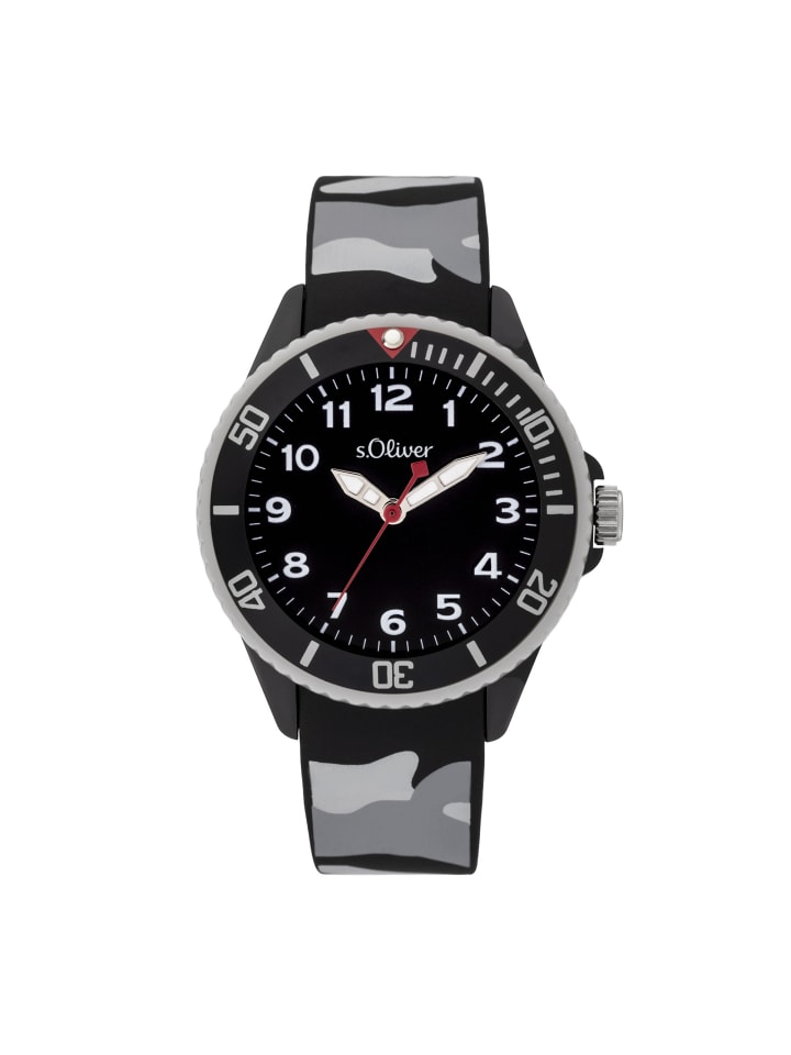 s.Oliver Камуфляжные наручные часы серого цвета
s.Oliver Камуфляжные наручные часы серого цвета