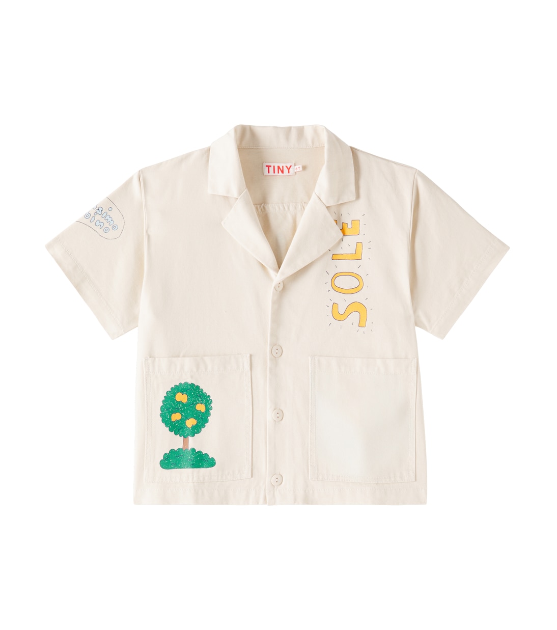 Рубашка из хлопкового твила Artsy Tree Tinycottons, Vanilla
Рубашка из хлопкового твила Artsy Tree Tinycottons, Vanilla