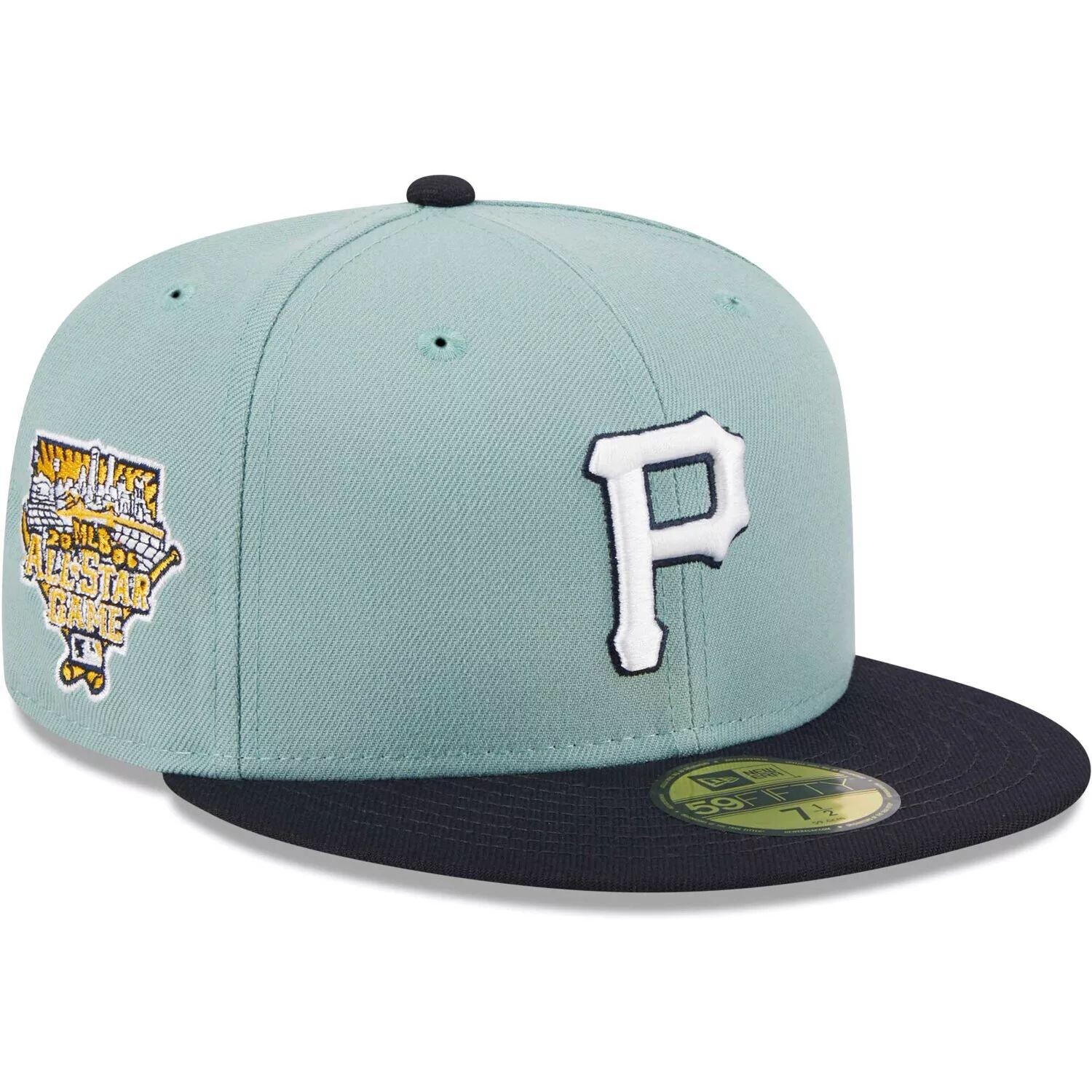 Мужская облегающая шляпа New Era светло-голубая/темно-синяя Pittsburgh Pirates Beach Kiss 59FIFTY
Мужская облегающая шляпа New Era светло-голубая/темно-синяя Pittsburgh Pirates Beach Kiss 59FIFTY