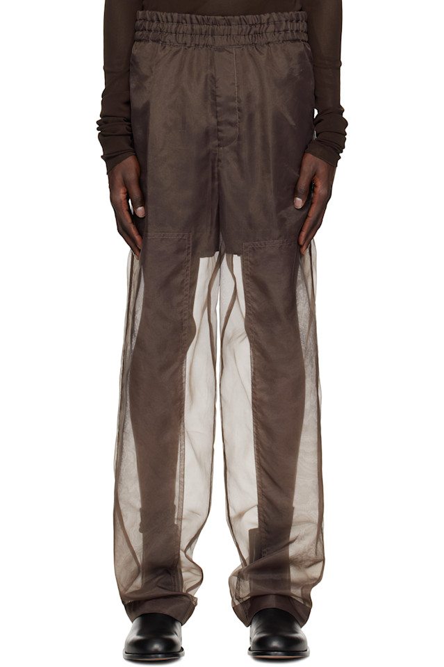 Многослойные брюки Dries Van Noten, коричневый
Многослойные брюки Dries Van Noten, коричневый