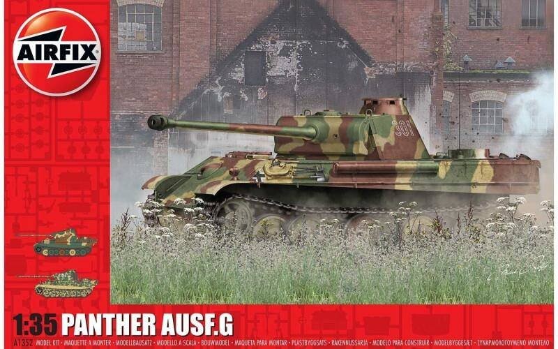 Airfix, пластиковая модель Panther G
Airfix, пластиковая модель Panther G