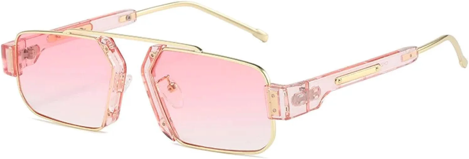 Ретро солнцезащитные очки для женщин, модные, с прозрачными линзами с градиентом «океан», защита от УФ-излучения UV400 для мужчин HHZZYVY, Golden Pink Gradient
Ретро солнцезащитные очки для женщин, модные, с прозрачными линзами с градиентом «океан», защита от УФ-излучения UV400 для мужчин HHZZYVY, Golden Pink Gradient