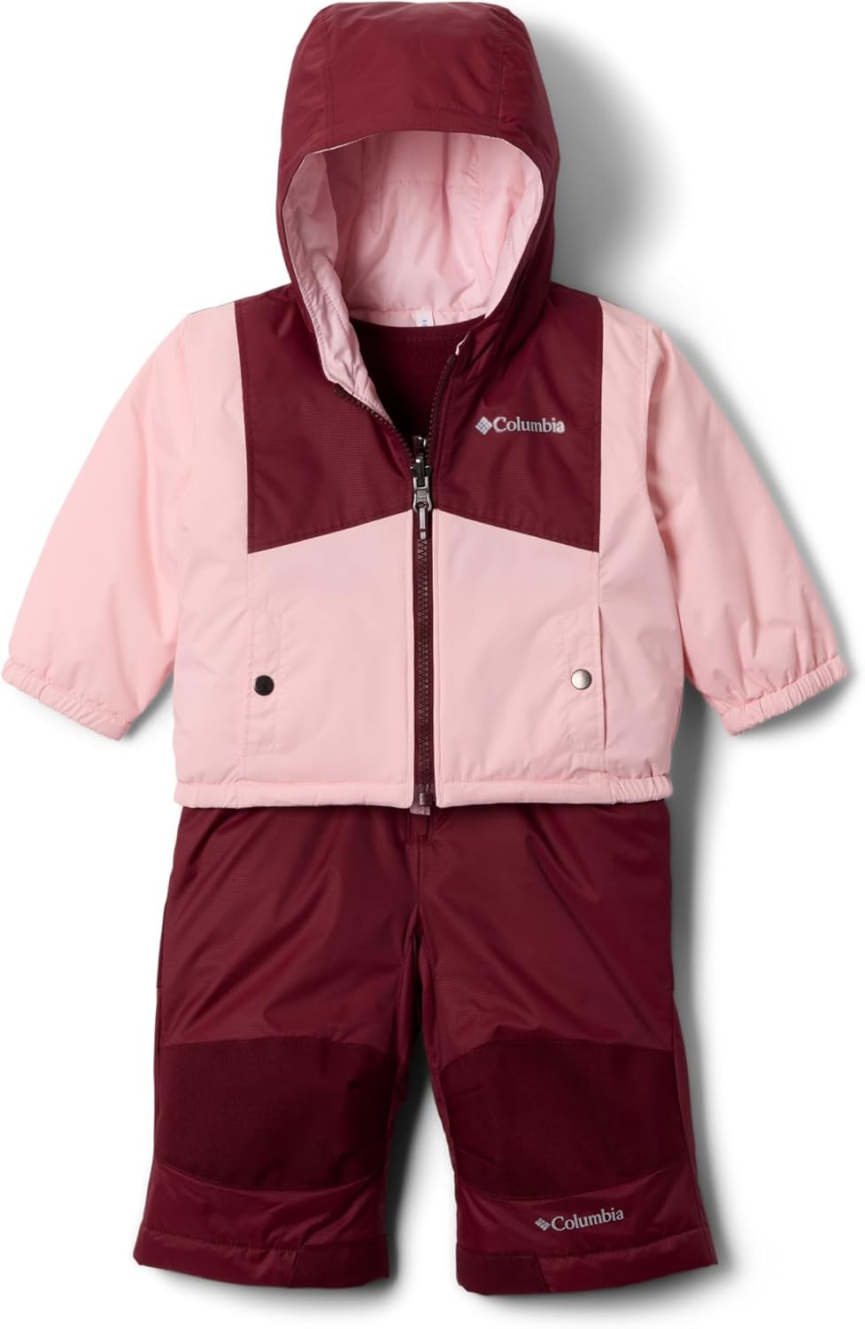 Columbia Unisex Baby Double Flake II Set, Satin Pink/Rich Wine
Columbia Unisex Baby Double Flake II Set, Satin Pink/Rich Wine