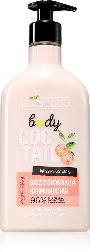 Коктейль для тела персик + комбуча увлажняющий лосьон для тела с освежающим эффектом Bielenda, 400 мл
Коктейль для тела персик + комбуча увлажняющий лосьон для тела с освежающим эффектом Bielenda, 400 мл