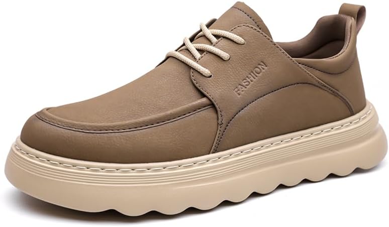 Мужские осенние новые повседневные кожаные кроссовки на шнуровке, удобные для ходьбы Lhyxu, коричневый
Мужские осенние новые повседневные кожаные кроссовки на шнуровке, удобные для ходьбы Lhyxu, коричневый